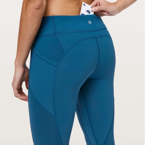 Lululemon All the Right Places Low-Rise Pants II 28 " - Sz 8- Deep Marine - Picture 4 of 9